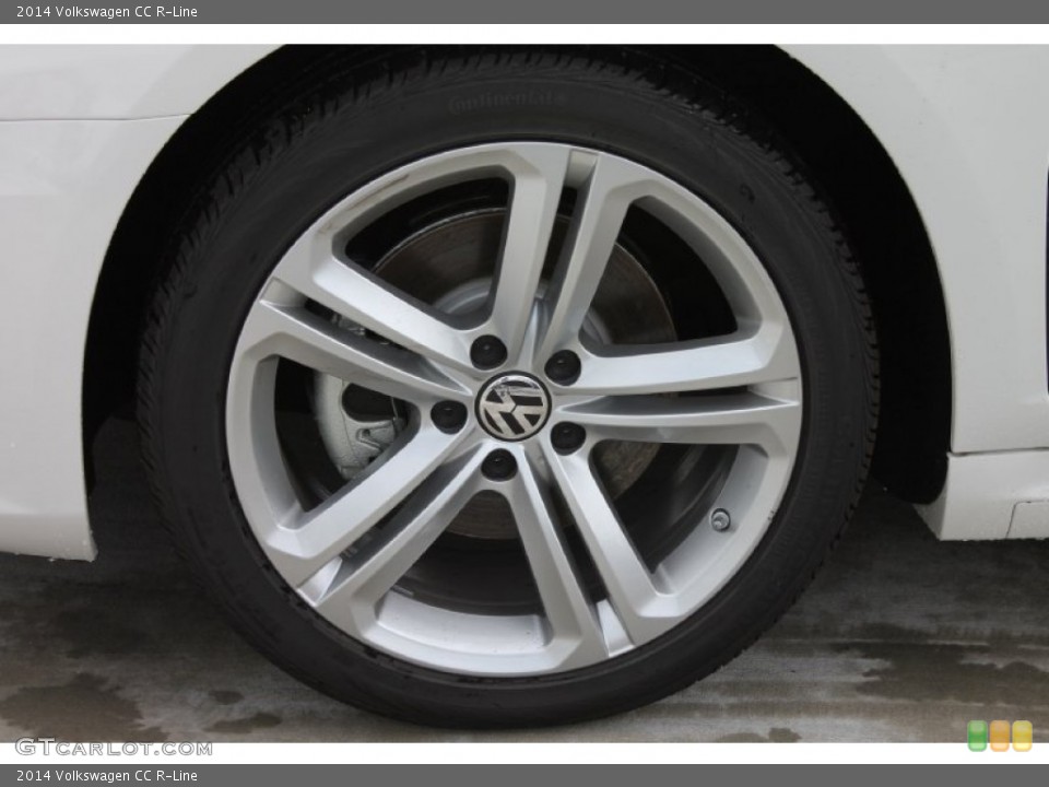 2014 Volkswagen CC R-Line Wheel and Tire Photo #84994790