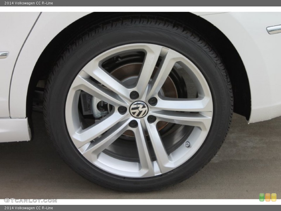 2014 Volkswagen CC R-Line Wheel and Tire Photo #84994835