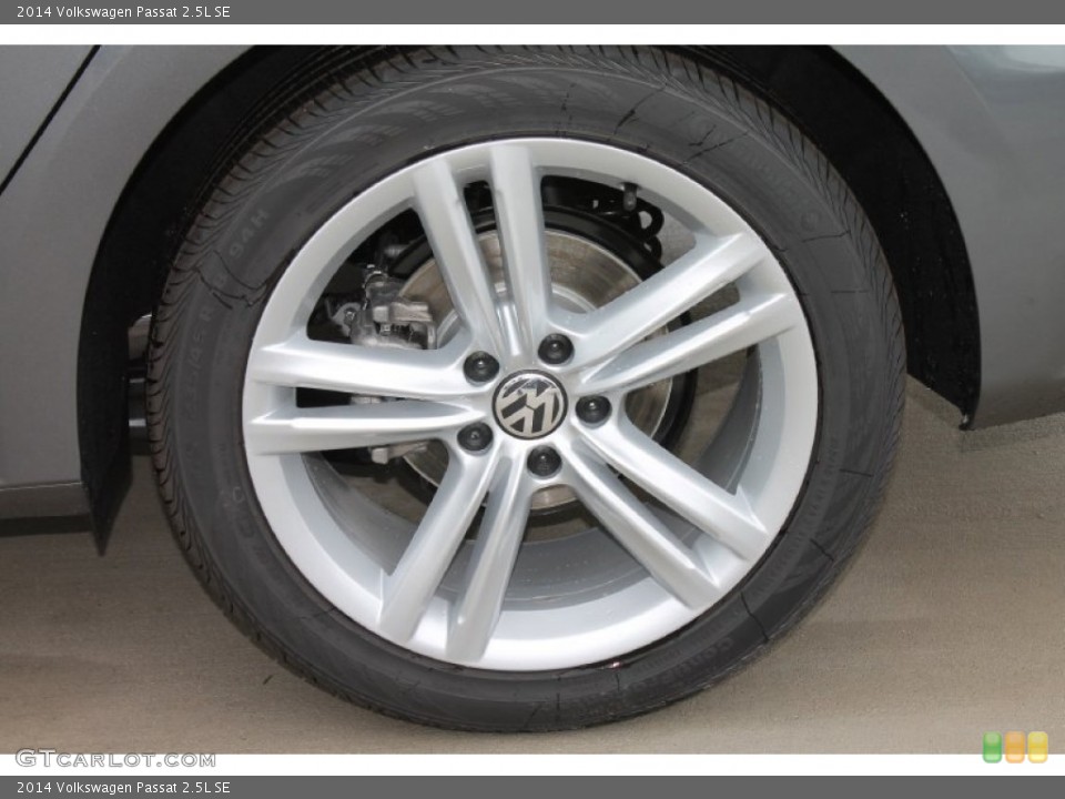 2014 Volkswagen Passat 2.5L SE Wheel and Tire Photo #84996407