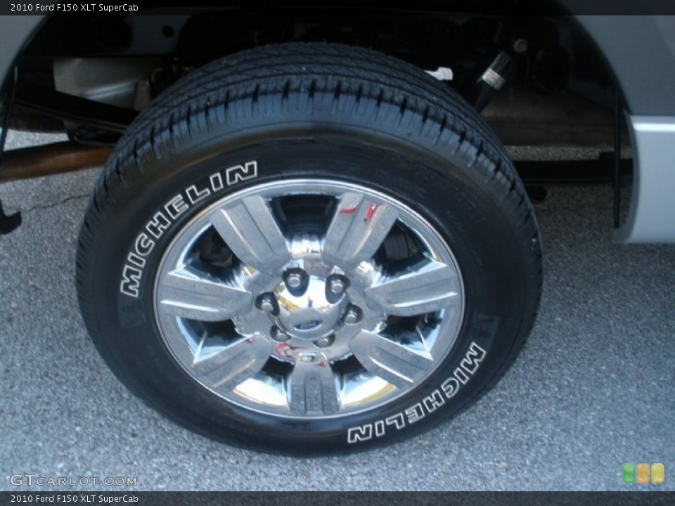 2010 Ford F150 XLT SuperCab Wheel and Tire Photo #84998312