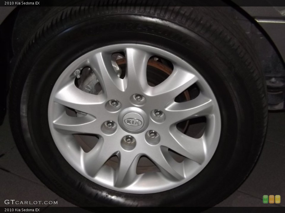 2010 Kia Sedona EX Wheel and Tire Photo #84999506