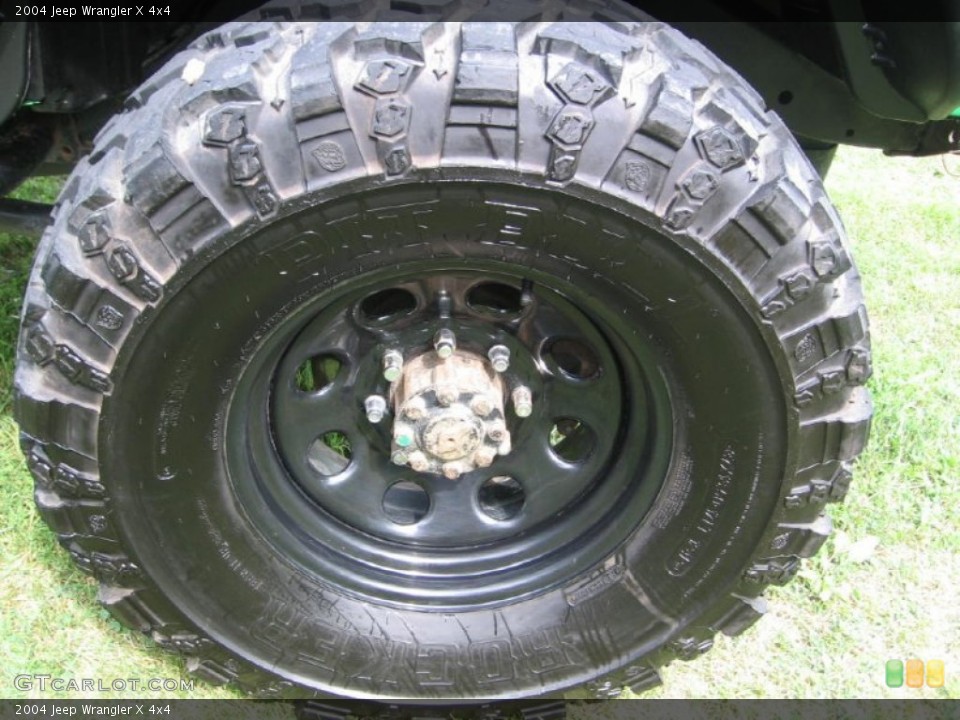 2004 Jeep Wrangler Custom Wheel and Tire Photo #84999692