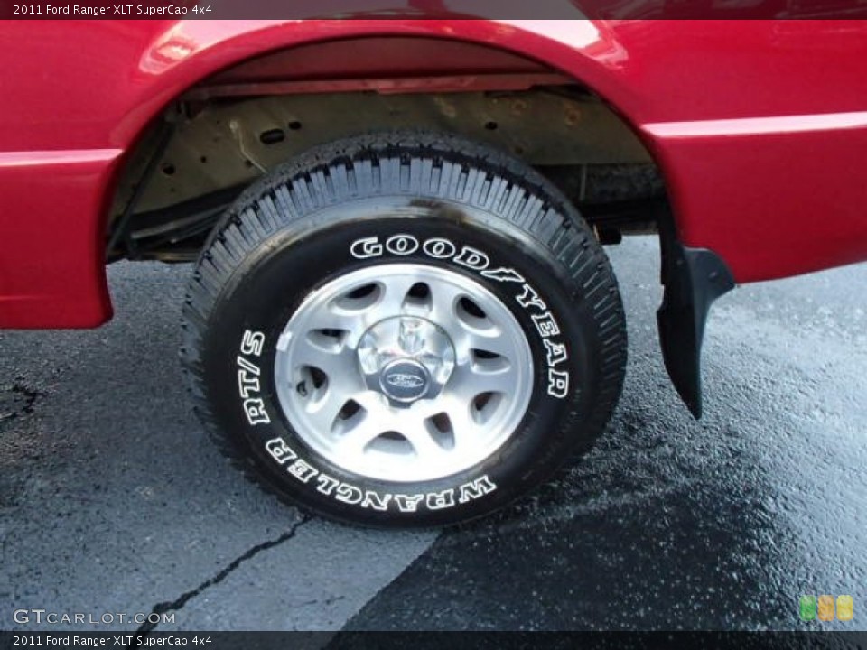2011 Ford Ranger XLT SuperCab 4x4 Wheel and Tire Photo #85007516