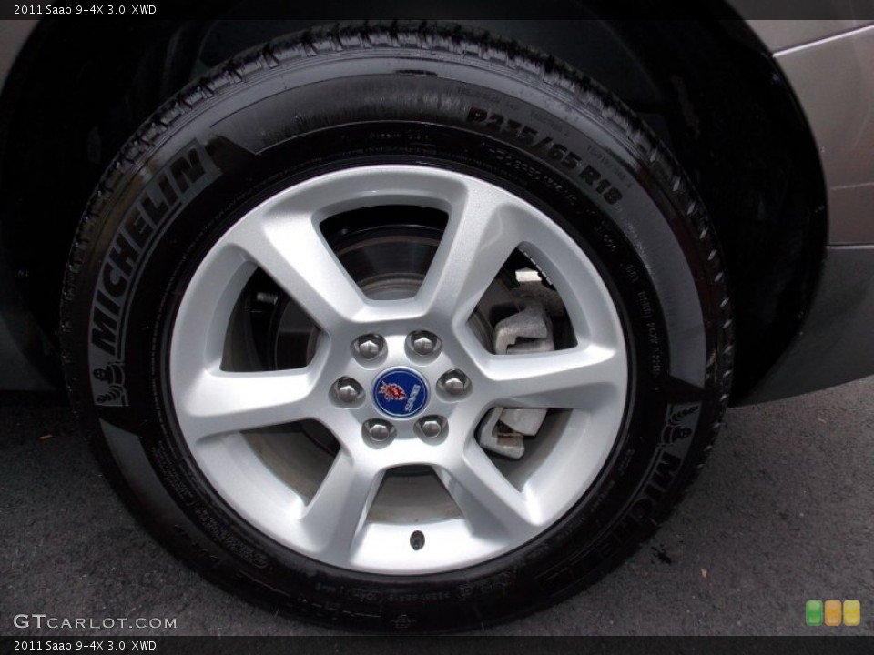 2011 Saab 9-4X 3.0i XWD Wheel and Tire Photo #85010705