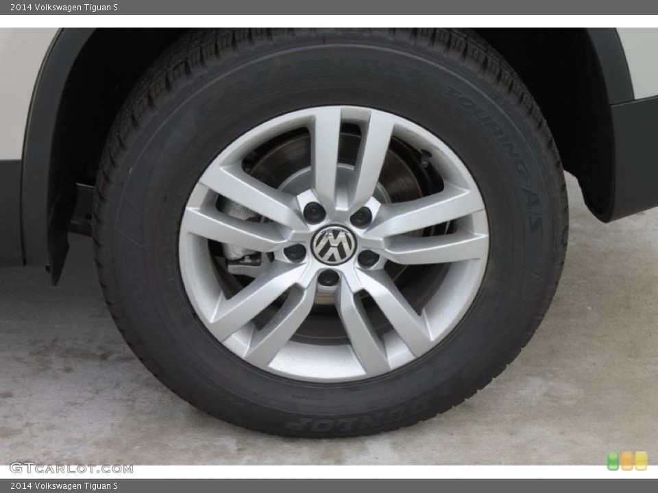 2014 Volkswagen Tiguan S Wheel and Tire Photo #85022000