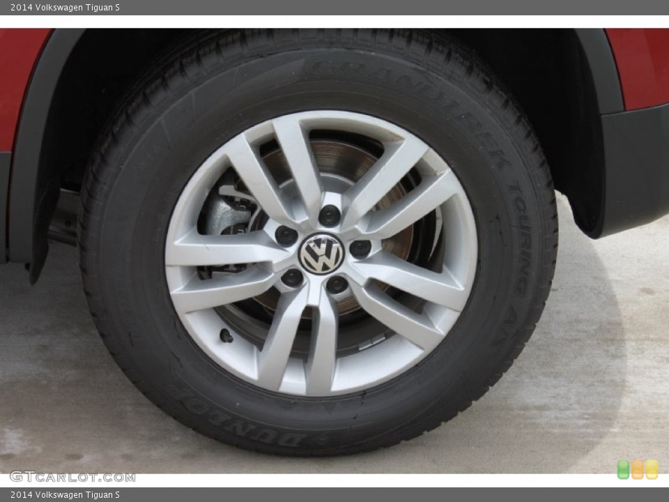 2014 Volkswagen Tiguan S Wheel and Tire Photo #85022369