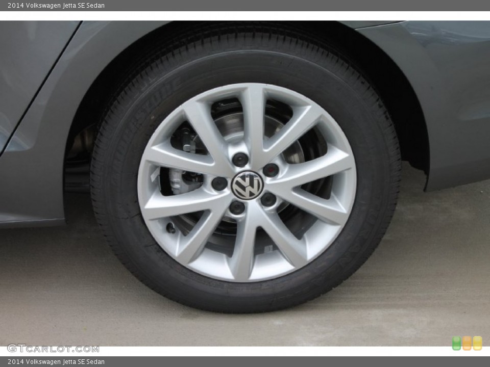 2014 Volkswagen Jetta SE Sedan Wheel and Tire Photo #85022738