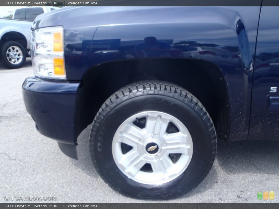 2011 Chevrolet Silverado 1500 LTZ Extended Cab 4x4 Wheel and Tire Photo #85025923