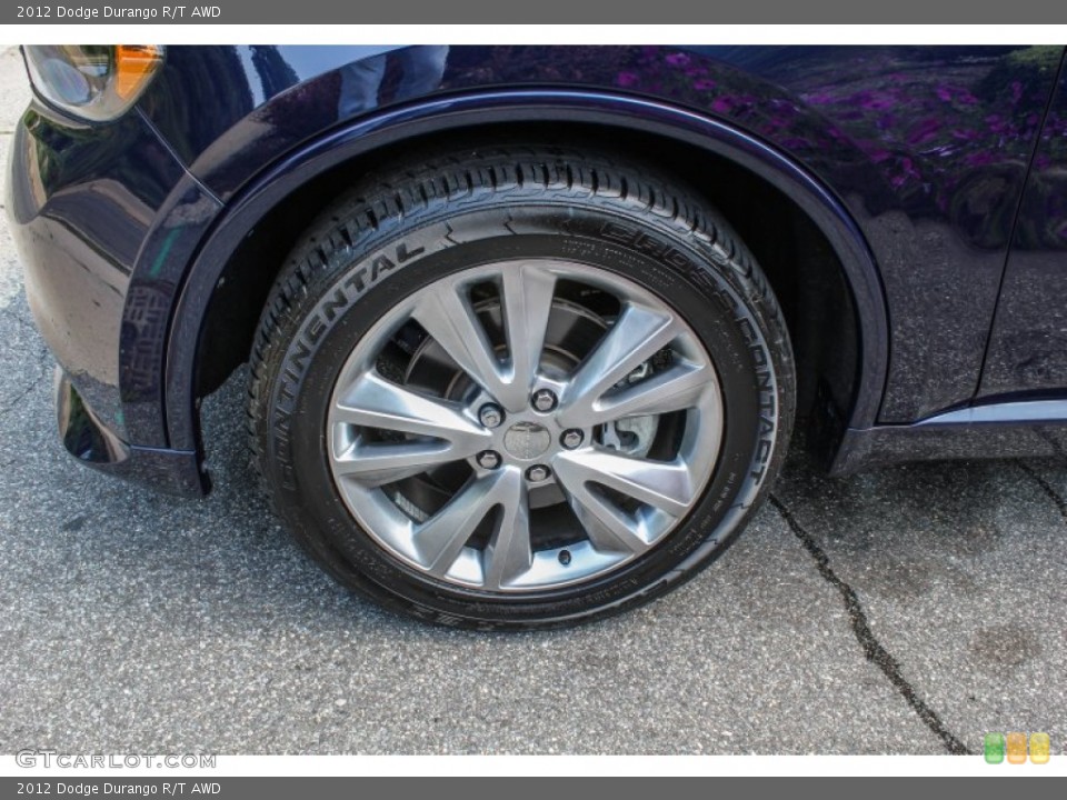 2012 Dodge Durango R/T AWD Wheel and Tire Photo #85034557