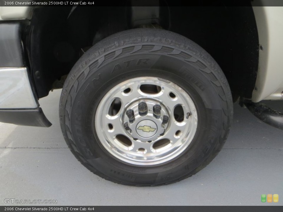 2006 Chevrolet Silverado 2500HD LT Crew Cab 4x4 Wheel and Tire Photo #85034852