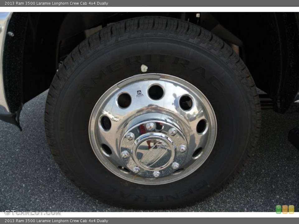 2013 Ram 3500 Laramie Longhorn Crew Cab 4x4 Dually Wheel and Tire Photo #85035427