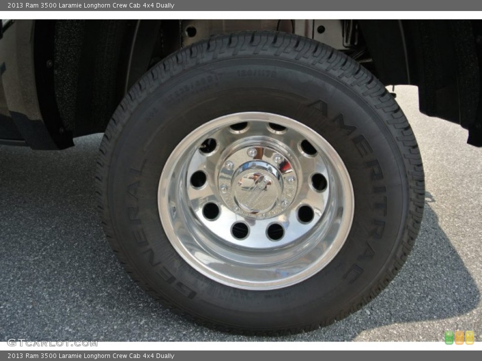 2013 Ram 3500 Laramie Longhorn Crew Cab 4x4 Dually Wheel and Tire Photo #85035460
