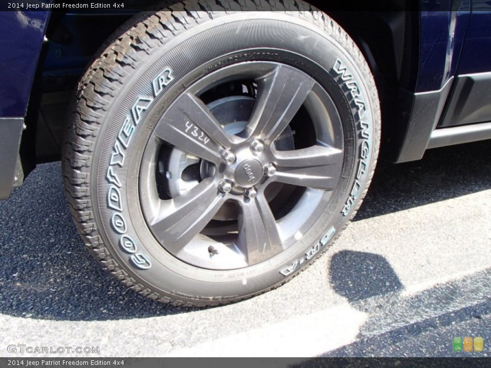 2014 Jeep Patriot Freedom Edition 4x4 Wheel and Tire Photo #85035619