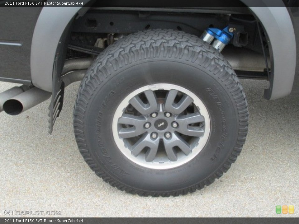 2011 Ford F150 SVT Raptor SuperCab 4x4 Wheel and Tire Photo #85039423