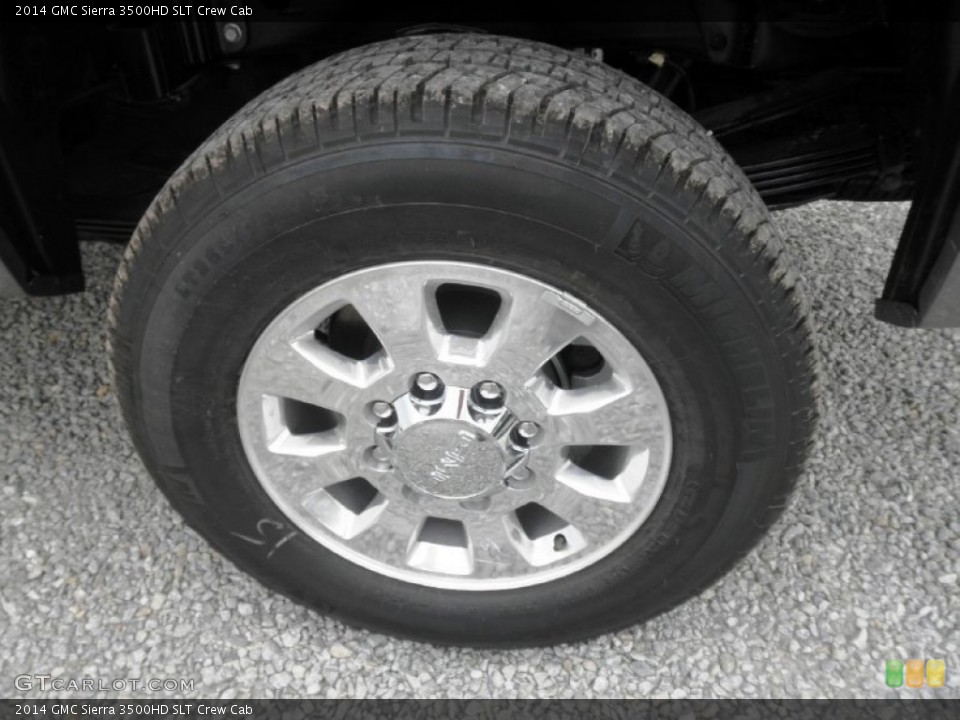 2014 GMC Sierra 3500HD SLT Crew Cab Wheel and Tire Photo #85046020