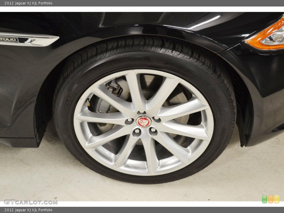 2012 Jaguar XJ XJL Portfolio Wheel and Tire Photo #85046047