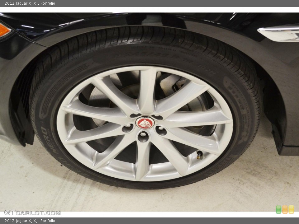 2012 Jaguar XJ XJL Portfolio Wheel and Tire Photo #85046371