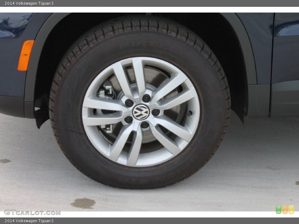 2014 Volkswagen Tiguan S Wheel and Tire Photo #85049935