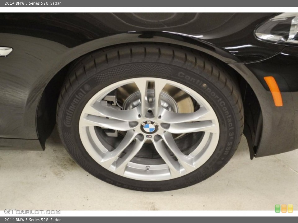2014 BMW 5 Series 528i Sedan Wheel and Tire Photo #85050206