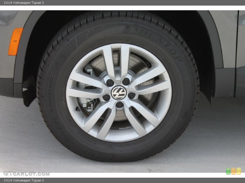 2014 Volkswagen Tiguan S Wheel and Tire Photo #85050550