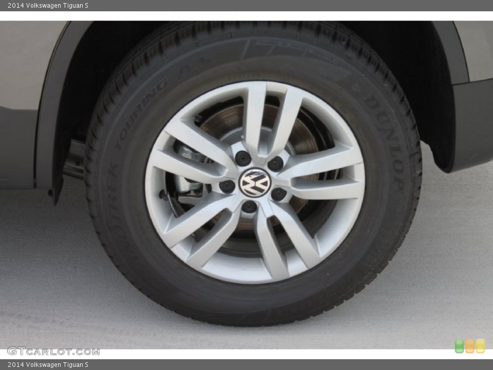2014 Volkswagen Tiguan S Wheel and Tire Photo #85050584