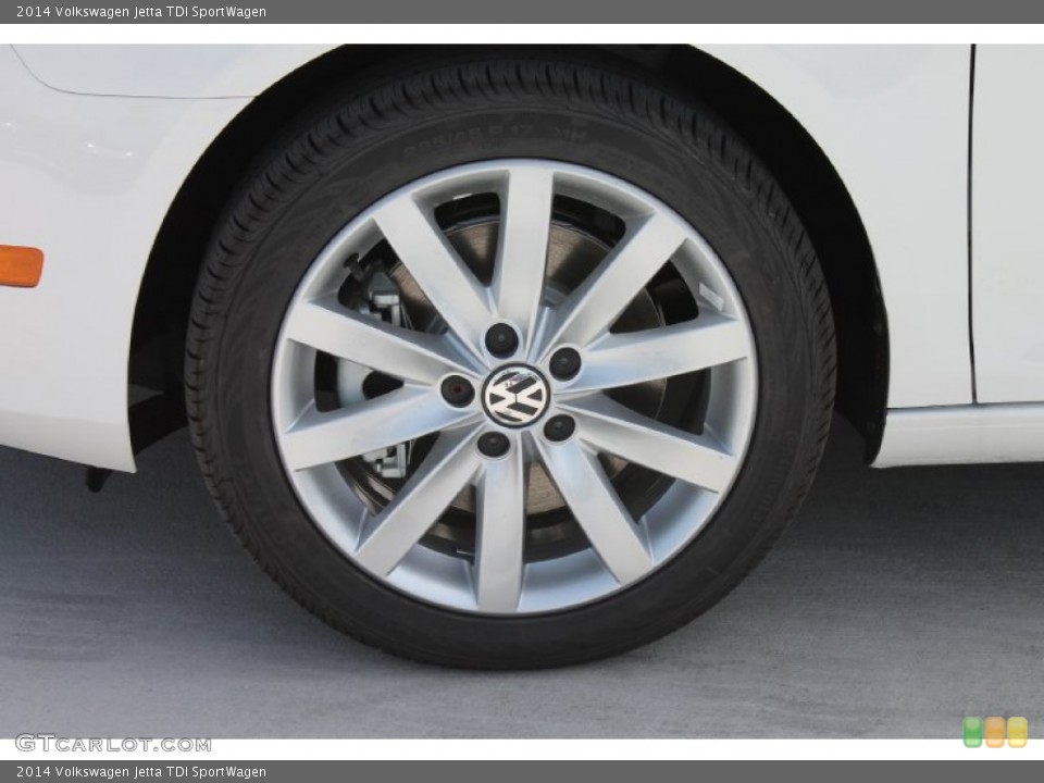 2014 Volkswagen Jetta TDI SportWagen Wheel and Tire Photo #85051924