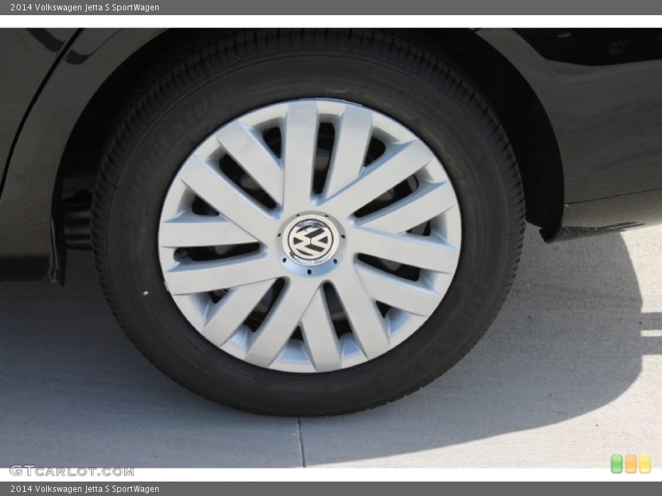 2014 Volkswagen Jetta S SportWagen Wheel and Tire Photo #85054069