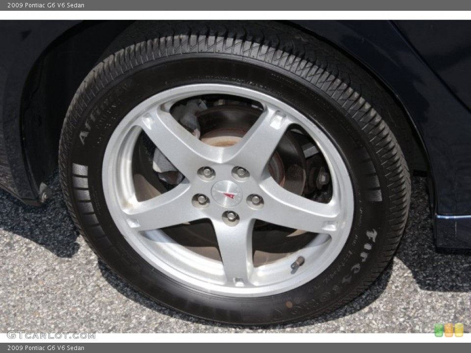 2009 Pontiac G6 V6 Sedan Wheel and Tire Photo #85059964