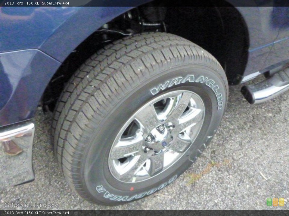 2013 Ford F150 XLT SuperCrew 4x4 Wheel and Tire Photo #85068251