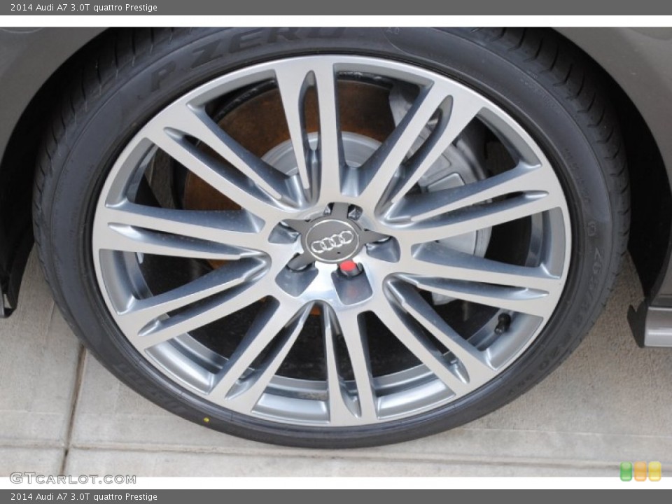 2014 Audi A7 3.0T quattro Prestige Wheel and Tire Photo #85068439