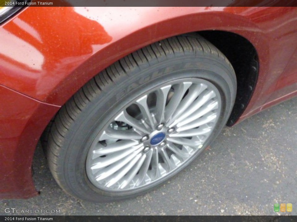 2014 Ford Fusion Titanium Wheel and Tire Photo #85069619