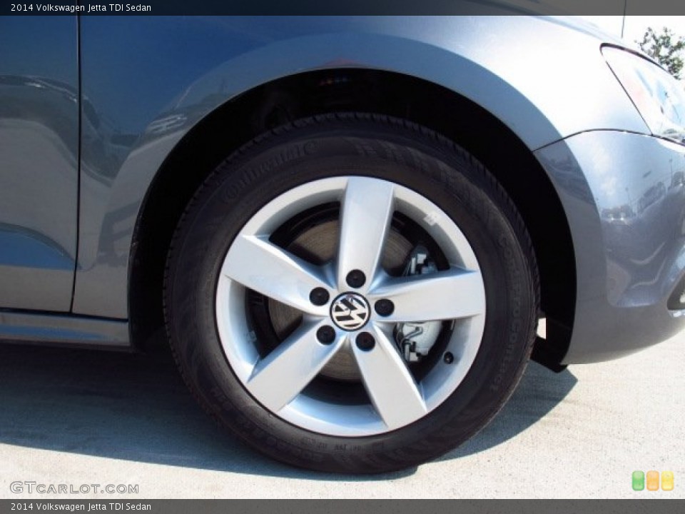 2014 Volkswagen Jetta TDI Sedan Wheel and Tire Photo #85071653