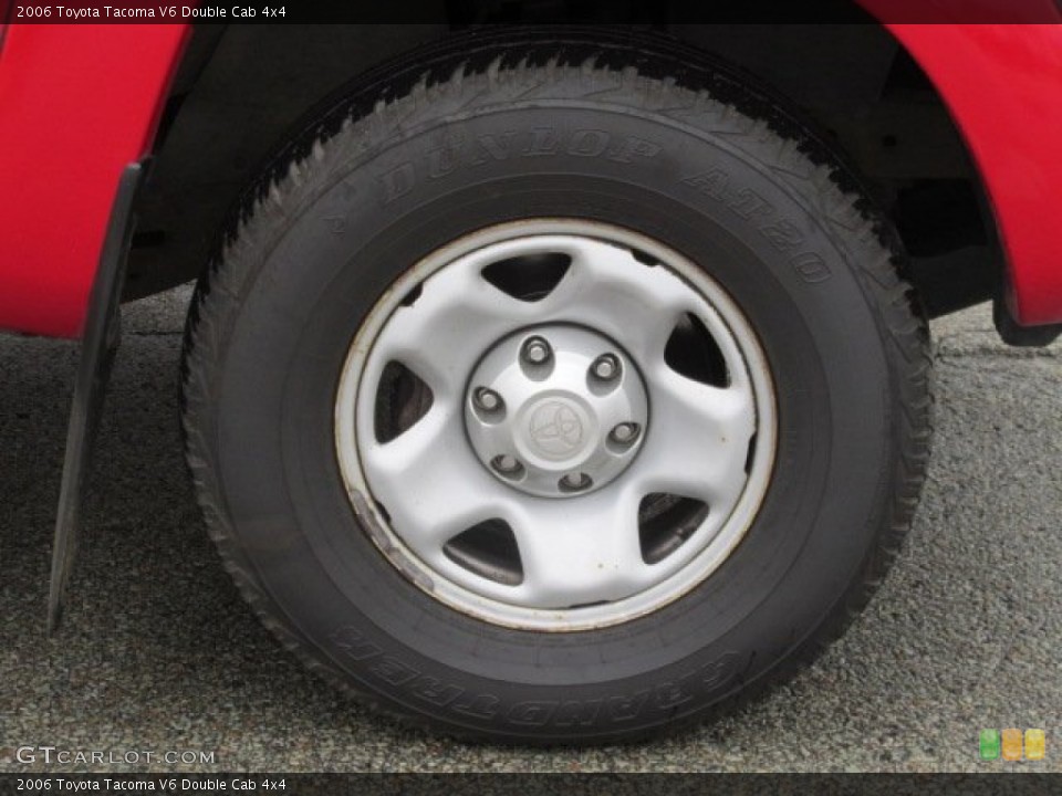 2006 Toyota Tacoma V6 Double Cab 4x4 Wheel and Tire Photo #85075298