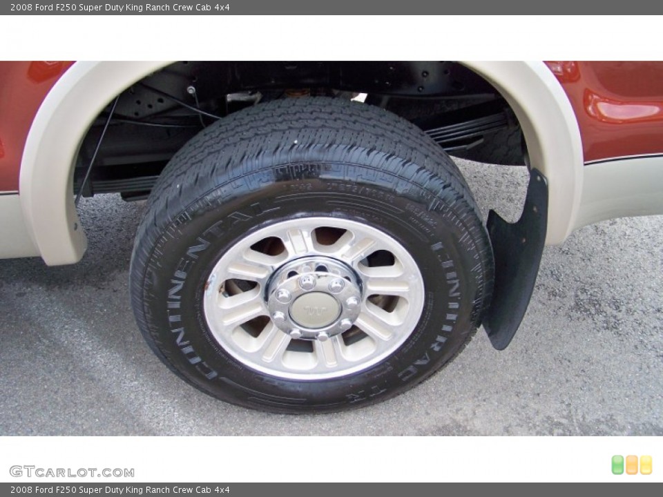 2008 Ford F250 Super Duty King Ranch Crew Cab 4x4 Wheel and Tire Photo #85076170