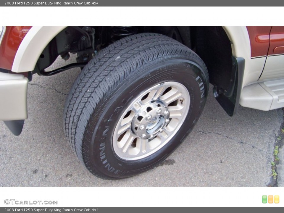 2008 Ford F250 Super Duty King Ranch Crew Cab 4x4 Wheel and Tire Photo #85076189