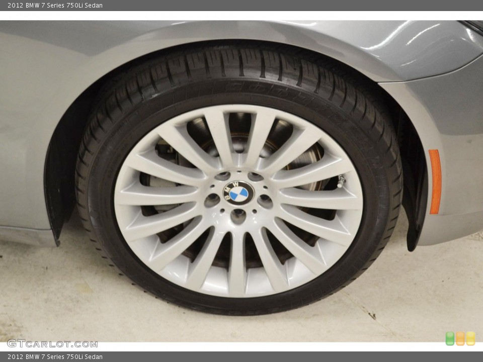 2012 BMW 7 Series 750Li Sedan Wheel and Tire Photo #85077278