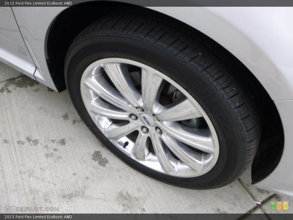 2013 Ford Flex Limited EcoBoost AWD Wheel and Tire Photo #85079300