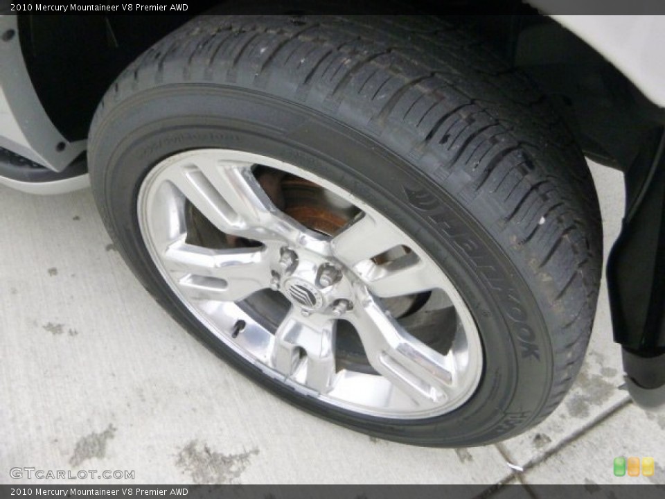 2010 Mercury Mountaineer V8 Premier AWD Wheel and Tire Photo #85082228