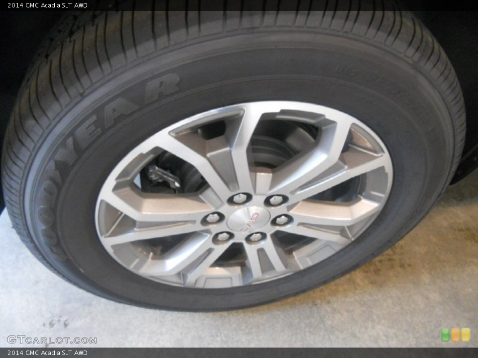 2014 GMC Acadia SLT AWD Wheel and Tire Photo #85082402