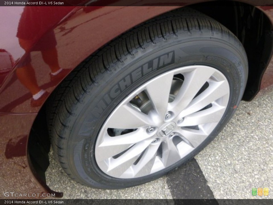 2014 Honda Accord EX-L V6 Sedan Wheel and Tire Photo #85082702