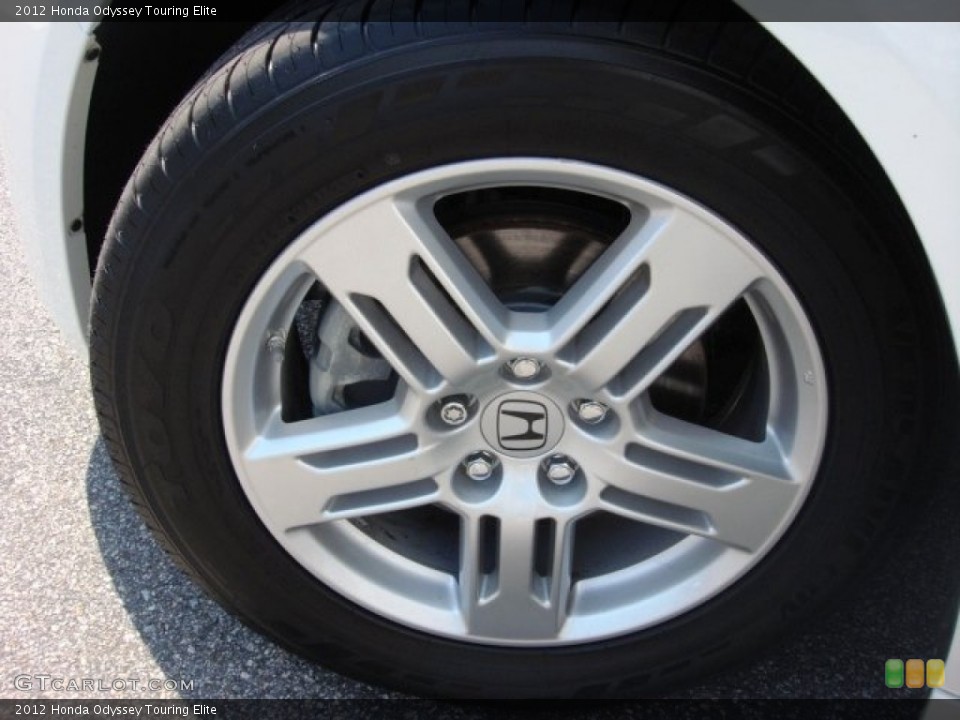 2012 Honda Odyssey Touring Elite Wheel and Tire Photo #85086479