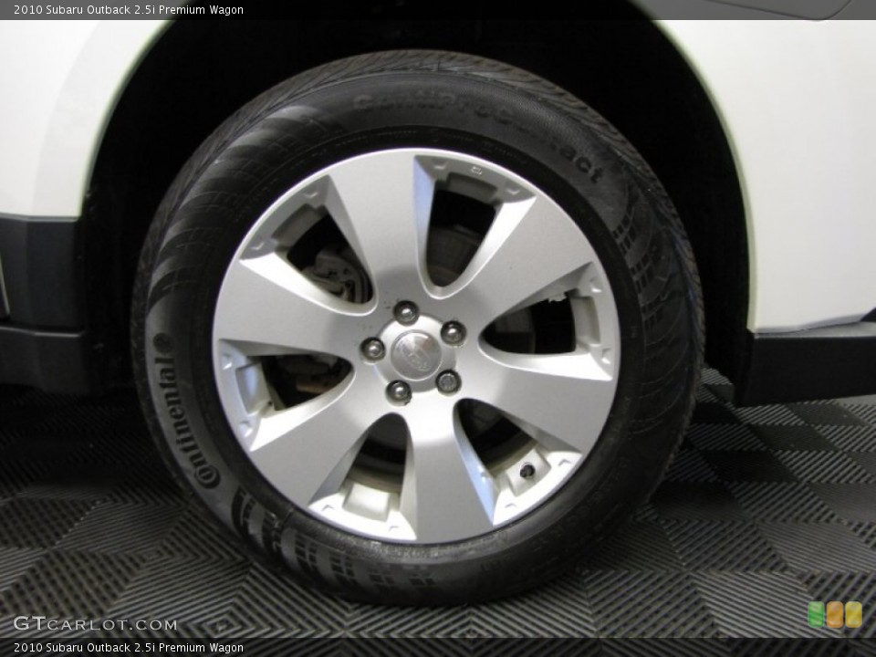 2010 Subaru Outback 2.5i Premium Wagon Wheel and Tire Photo #85088591