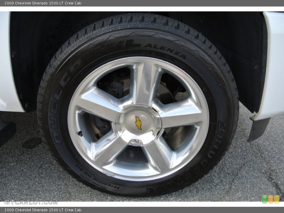 2009 Chevrolet Silverado 1500 LT Crew Cab Wheel and Tire Photo #85089824