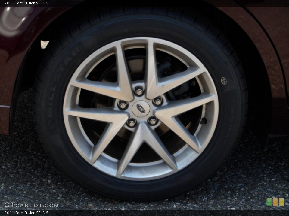 2011 Ford Fusion SEL V6 Wheel and Tire Photo #85092572