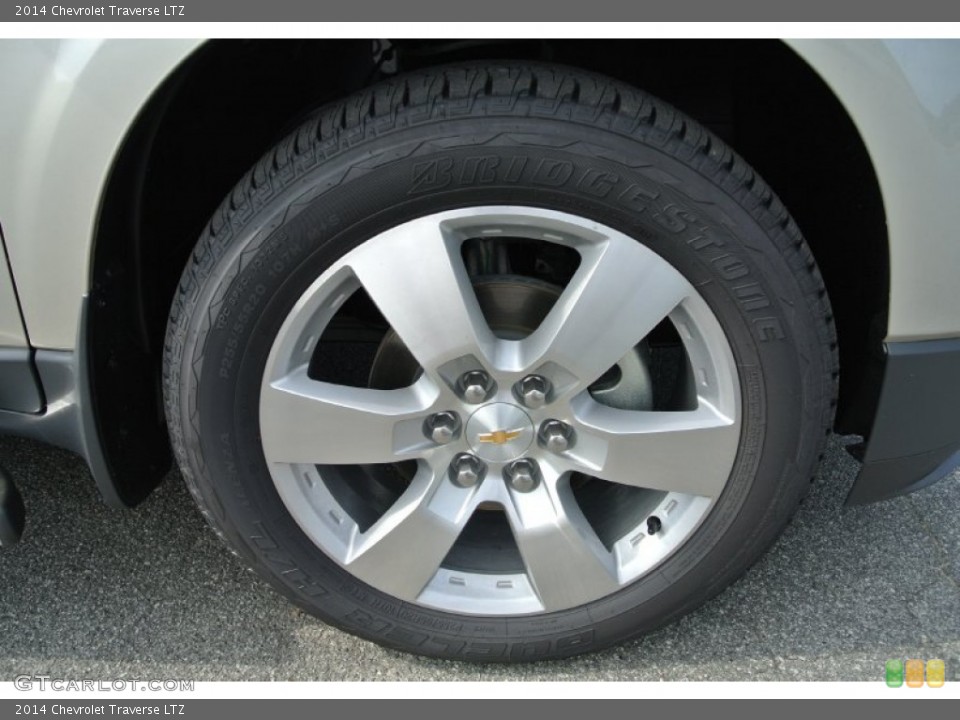 2014 Chevrolet Traverse LTZ Wheel and Tire Photo #85099085