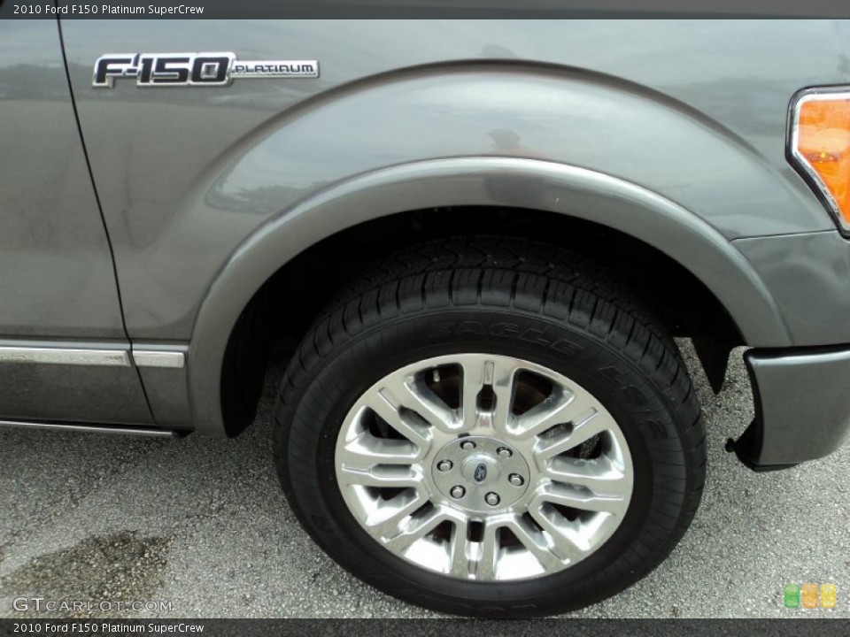 2010 Ford F150 Platinum SuperCrew Wheel and Tire Photo #85101157