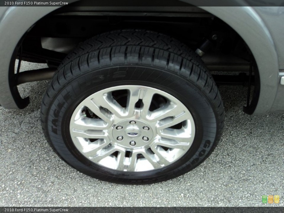 2010 Ford F150 Platinum SuperCrew Wheel and Tire Photo #85101187