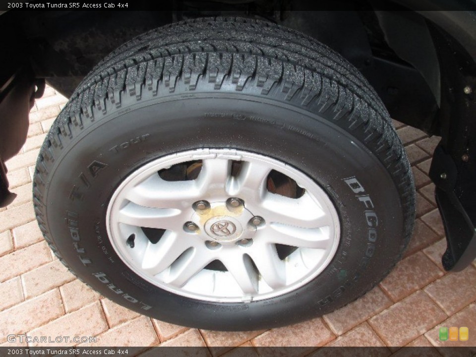 2003 Toyota Tundra SR5 Access Cab 4x4 Wheel and Tire Photo #85101803