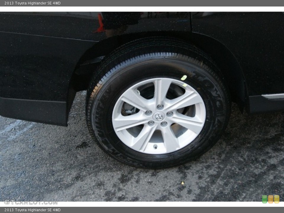 2013 Toyota Highlander SE 4WD Wheel and Tire Photo #85111781