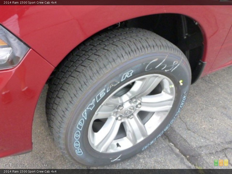 2014 Ram 1500 Sport Crew Cab 4x4 Wheel and Tire Photo #85112486